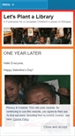 Mobile Screenshot of growingalibrary.wordpress.com