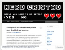 Tablet Screenshot of nerdcristao.wordpress.com