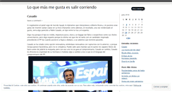 Desktop Screenshot of loquemasmegustaessalircorriendo.wordpress.com