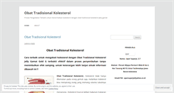 Desktop Screenshot of obattradisionalkolesteroll.wordpress.com