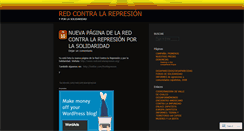 Desktop Screenshot of contralarepresion.wordpress.com
