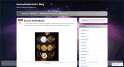 Desktop Screenshot of manualidadesvale.wordpress.com