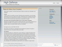 Tablet Screenshot of highdefence.wordpress.com