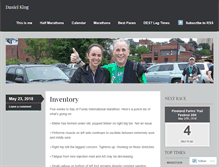 Tablet Screenshot of danontherunblog.wordpress.com