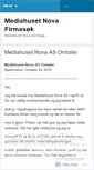 Mobile Screenshot of mediahusetnova.wordpress.com