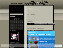 Tablet Screenshot of nightwish97.wordpress.com