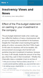 Mobile Screenshot of insolvencyviews.wordpress.com