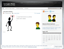 Tablet Screenshot of lalogicamente.wordpress.com