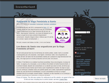 Tablet Screenshot of inventariant.wordpress.com
