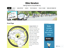 Tablet Screenshot of bikenewton.wordpress.com