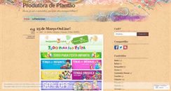 Desktop Screenshot of produtoradeplantao.wordpress.com