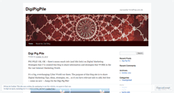Desktop Screenshot of digipigpile.wordpress.com