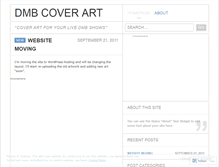 Tablet Screenshot of dmbcoverart.wordpress.com