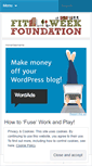 Mobile Screenshot of fitweekfoundation.wordpress.com