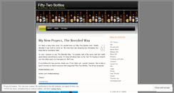 Desktop Screenshot of fiftytwobottles.wordpress.com