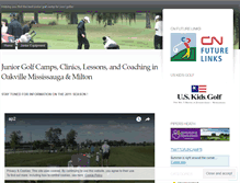 Tablet Screenshot of golfcampforjuniors.wordpress.com