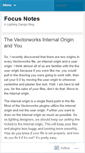 Mobile Screenshot of focusnotes.wordpress.com