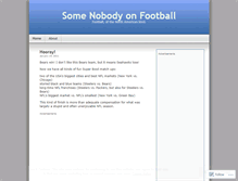 Tablet Screenshot of nobodysfootball.wordpress.com