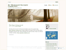 Tablet Screenshot of mssecurity.wordpress.com