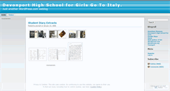 Desktop Screenshot of italianxchange.wordpress.com