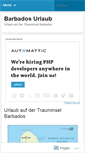 Mobile Screenshot of barbadosurlaub.wordpress.com