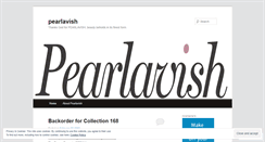 Desktop Screenshot of pearlavish.wordpress.com