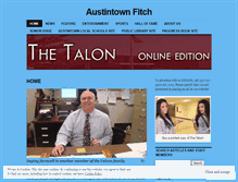 Tablet Screenshot of fitchtalon.wordpress.com