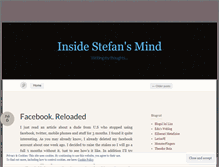 Tablet Screenshot of insidestefansmind.wordpress.com