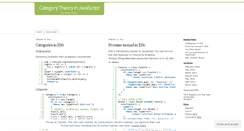 Desktop Screenshot of jscategory.wordpress.com