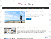 Tablet Screenshot of clairelascaux.wordpress.com