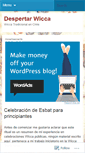 Mobile Screenshot of despertarwicca.wordpress.com
