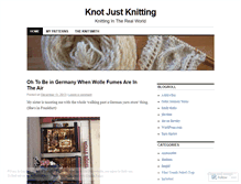 Tablet Screenshot of jknitsmith.wordpress.com