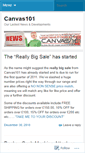 Mobile Screenshot of canvas101.wordpress.com