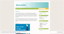 Desktop Screenshot of moneybabble.wordpress.com