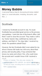 Mobile Screenshot of moneybabble.wordpress.com
