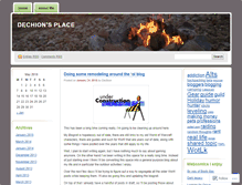 Tablet Screenshot of dechionsplace.wordpress.com