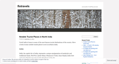 Desktop Screenshot of flotravels.wordpress.com