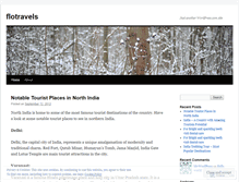 Tablet Screenshot of flotravels.wordpress.com