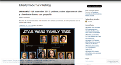 Desktop Screenshot of libertymoderna.wordpress.com