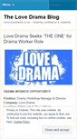 Mobile Screenshot of lovedramablog.wordpress.com