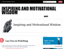 Tablet Screenshot of inspiringandmotivationalwisdom.wordpress.com