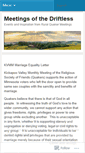 Mobile Screenshot of driftlessmeetings.wordpress.com