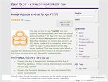 Tablet Screenshot of kirxblog.wordpress.com