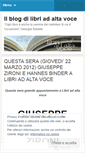 Mobile Screenshot of libriadaltavoce.wordpress.com