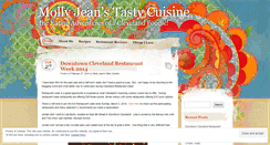 Desktop Screenshot of mollyjeanstastycuisine.wordpress.com