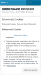 Mobile Screenshot of bridesmaidcookiesfobm.wordpress.com