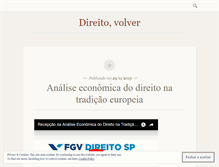 Tablet Screenshot of direitovolver.wordpress.com