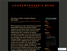 Tablet Screenshot of angelwings28.wordpress.com