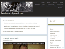 Tablet Screenshot of persistance.wordpress.com