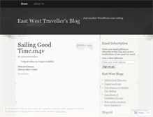 Tablet Screenshot of eastwesttravellers.wordpress.com